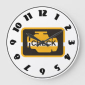 Controleer motor lichte klok (Voorkant)