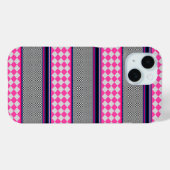 Controleer strepen Harlequin gemengd patroon ontwe Case-Mate iPhone Case (Achterkant (horizontaal))