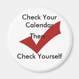 Controleer uw agenda magneet