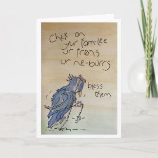 Controleer uw... bedankkaart