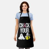 Controleer uw boe bijen Funny Breast Cancer Hallow Schort (Gedragen)