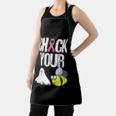 Controleer uw boe bijen Funny Breast Cancer Hallow Schort (Insitu)