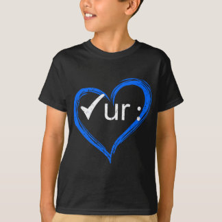 Controleer uw Colon Colorectal Cancer Bewustheid T-shirt