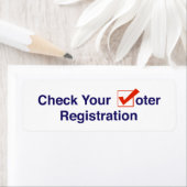 Controleer uw kiezersregistratie 2024-verkiezing etiket (Insitu)