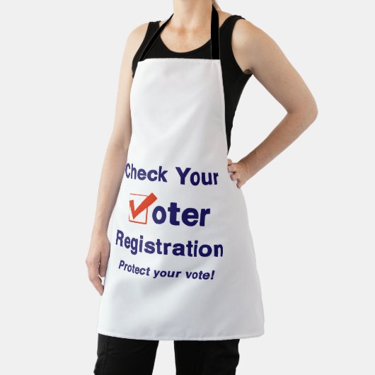 Controleer uw kiezersregistratie 2024-verkiezing schort (Insitu)