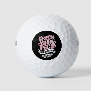 Controleer uw PECS-Mannen Borstkanker Bewustzijn Golfballen