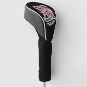 Controleer uw PECS-Mannen Borstkanker Bewustzijn Golfheadcover (Schuin)