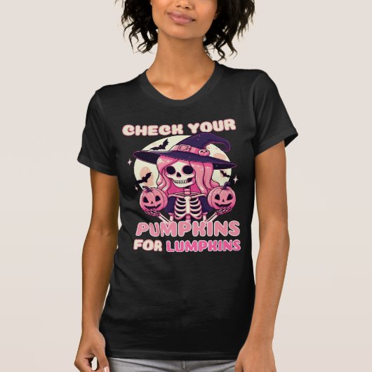 CONTROLEER UW POMPOENEN OP KLONTJES T-SHIRT (Voorkant)