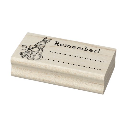 CONTROLEER UW REMINDER BENJI RABBIT RUBBER STEMP RUBBERSTEMPEL (Stempel)