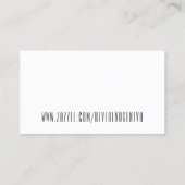 Controleer uw Visitekaartjes (Achterkant)