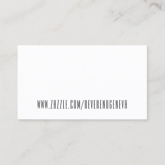 Controleer uw Visitekaartjes (Achterkant)