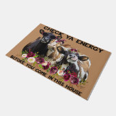  Controleer uw Ya Energy voordat u in deze Koe kom Deurmat (Schuin)