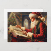 Controleer zijn lijst, controleer het twee keer feestdagenkaart (Voorkant / Achterkant)