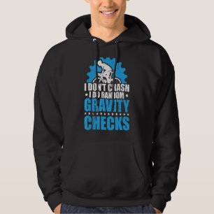 Controleert Cycoloog Fietsen I Dont Crash I Do Ran Hoodie