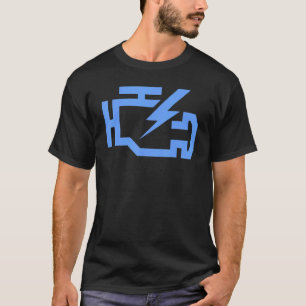 Controlelampje Symbool Auto monteur Funny Car T-shirt