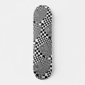 Controlelemborddraai B&W Persoonlijk Skateboard (Voorkant)