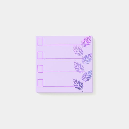 Controlelijst blad post-it® notes (Voorkant)