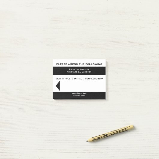 Controlelijst Documentation Professionals Post-it® Notes (Op bureau)