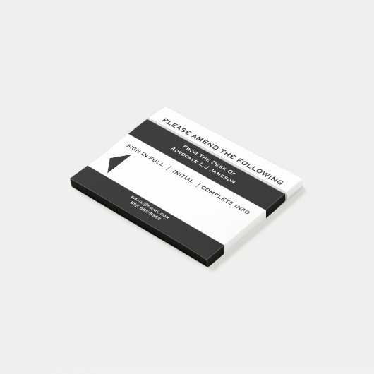 Controlelijst Documentation Professionals Post-it® Notes (Schuin)