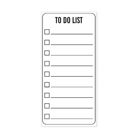 Controlelijst, Memo of To Do List, Bullet Journal Rubberstempel (Afrduk)