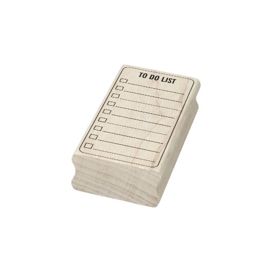Controlelijst, Memo of To Do List, Bullet Journal Rubberstempel (Stempel)