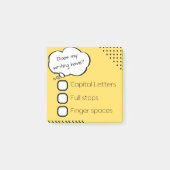 Controlelijst plakken notities - Jr Primair Post-it® Notes (Voorkant)