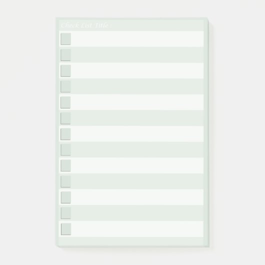 Controlelijst Post-it® Notes (Voorkant)