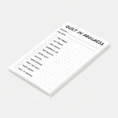 Controlelijst Quilt-in-uitvoering Post-it® Notes (Schuin)