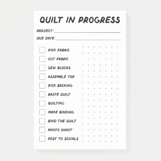 Controlelijst Quilt-in-uitvoering Post-it® Notes