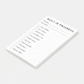 Controlelijst Quilt-in-uitvoering Post-it® Notes (Schuin)