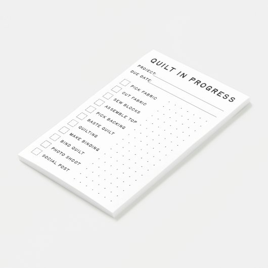 Controlelijst Quilt-in-uitvoering Post-it® Notes (Schuin)