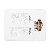 Controlelijst RV Trailer bewerkbaar instellen en a Magneet (Horizontaal)