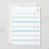 Controlelijst van de partij van Birthday Kaart (Achterkant)