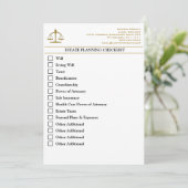 Controlelijst voor de planning van de staat kaart (Staand voorkant)