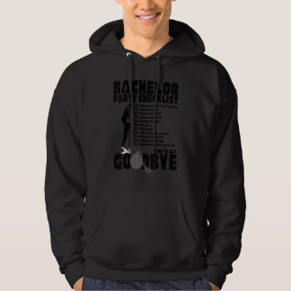 Controlelijst vrijgezellenfeest Bruidegom grap Her Hoodie