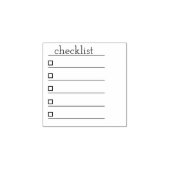 controlelijststempel. rubberstempel (Afrduk)