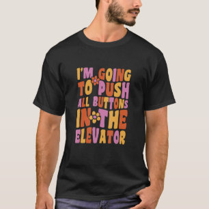 Controlemiddel voor de Button van de lift T-shirt