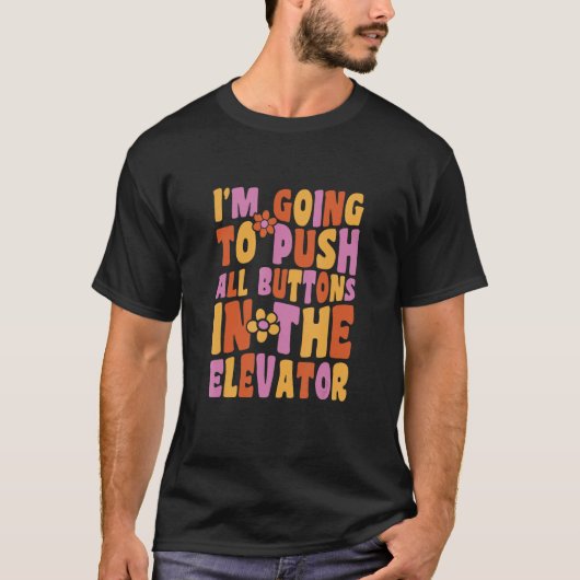 Controlemiddel voor de Button van de lift T-shirt (Voorkant)