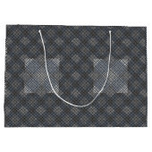 Controlepatroon diagonaal 2tones.bx4x4 BLK BG Groot Cadeauzakje (Achterkant)