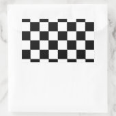 Controlepatroon Rechthoekige Sticker (Tas)