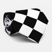 CONTROLERBORD! (een vierkant tegelontwerp) ~ Stropdas (Opgerold)