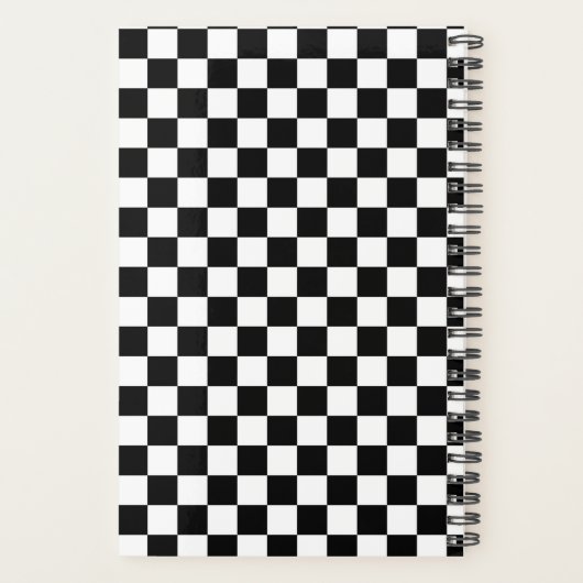 Controlerbord Fancy Florence Monogram Letter A Planner (Achterkant)