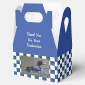 Controleren of het gebundelde gecentreerd is bedankdoosjes (Geopend)