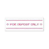 Controleren restrictieve aantekening Rubberstempel Zelfinktende Stempel (Design)