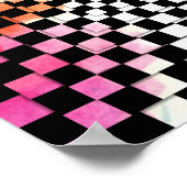 Controlerraad op kunst Rainbow-liefde Poster (Hoek)