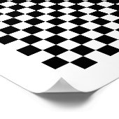 Controlerschaakbord Poster (Hoek)