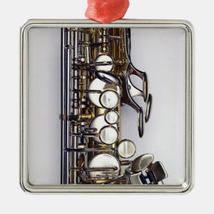 Controles van saxofone metalen ornament