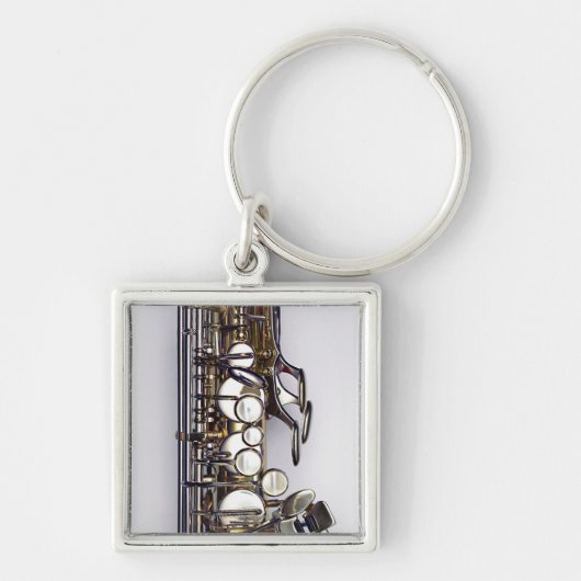Controles van saxofone sleutelhanger (Voorkant)