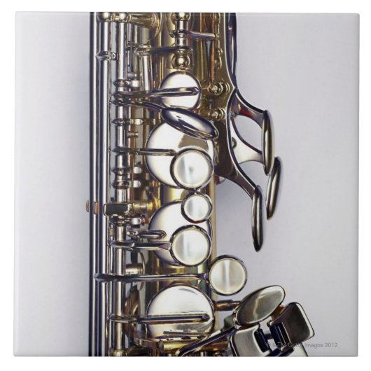 Controles van saxofone tegeltje (Voorkant)