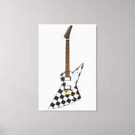 CONTROLEURS ROCK GITAAR 32x48 Canvas Afdruk